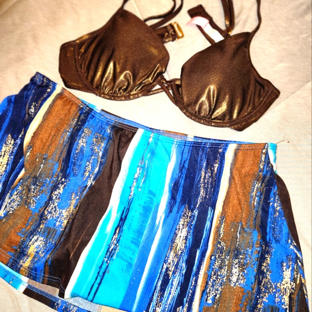 Victoria's secret sexy top with skirted bottom M